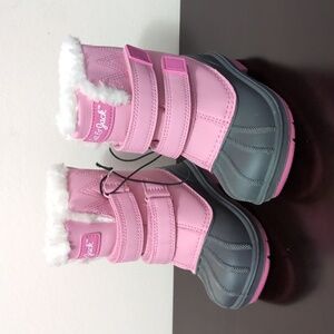 Cat & Jack Winter Snow Boots , Pink, Size 7